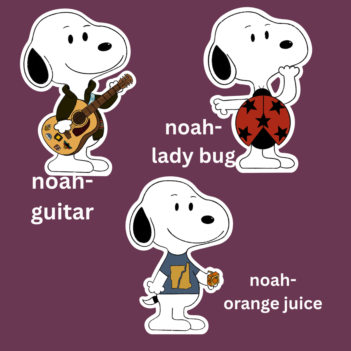 little dog mix and match sticker pack