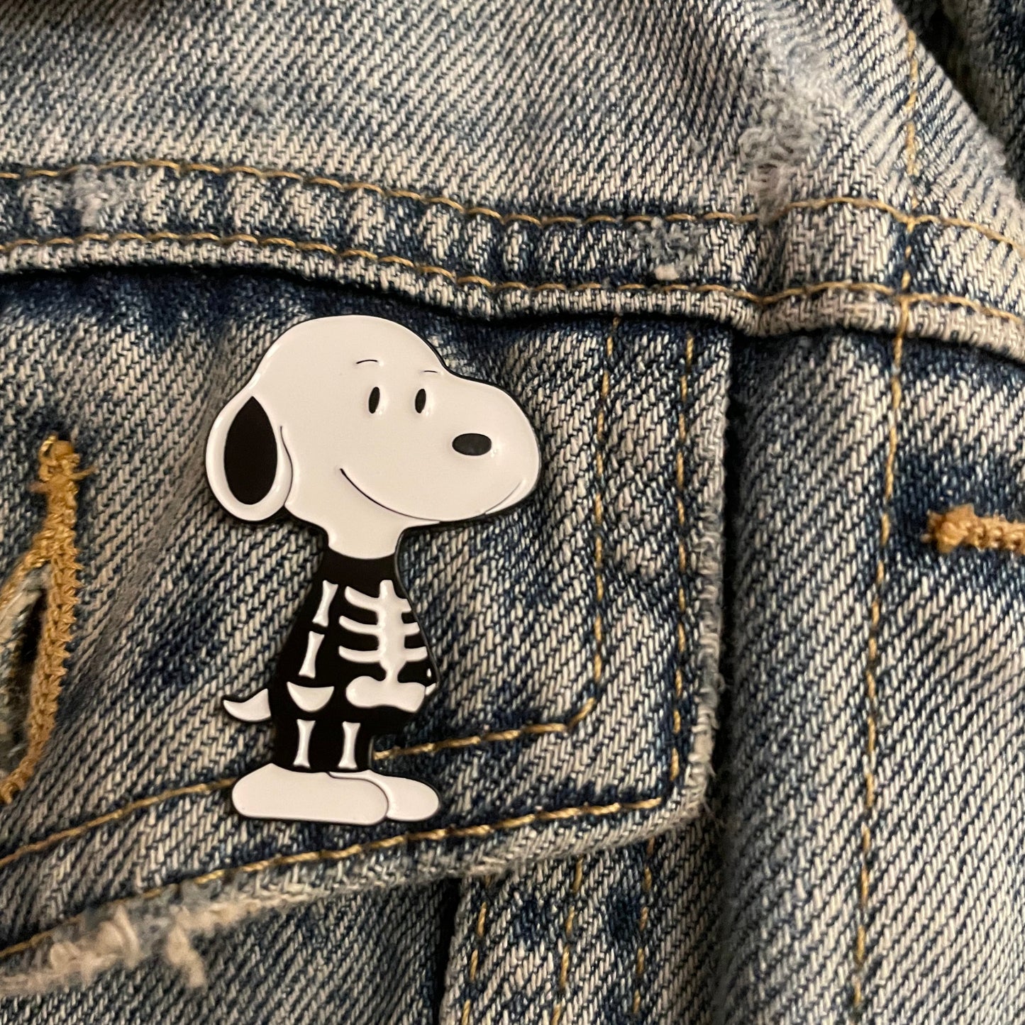 phoebe bridgers snoopy enamel pin