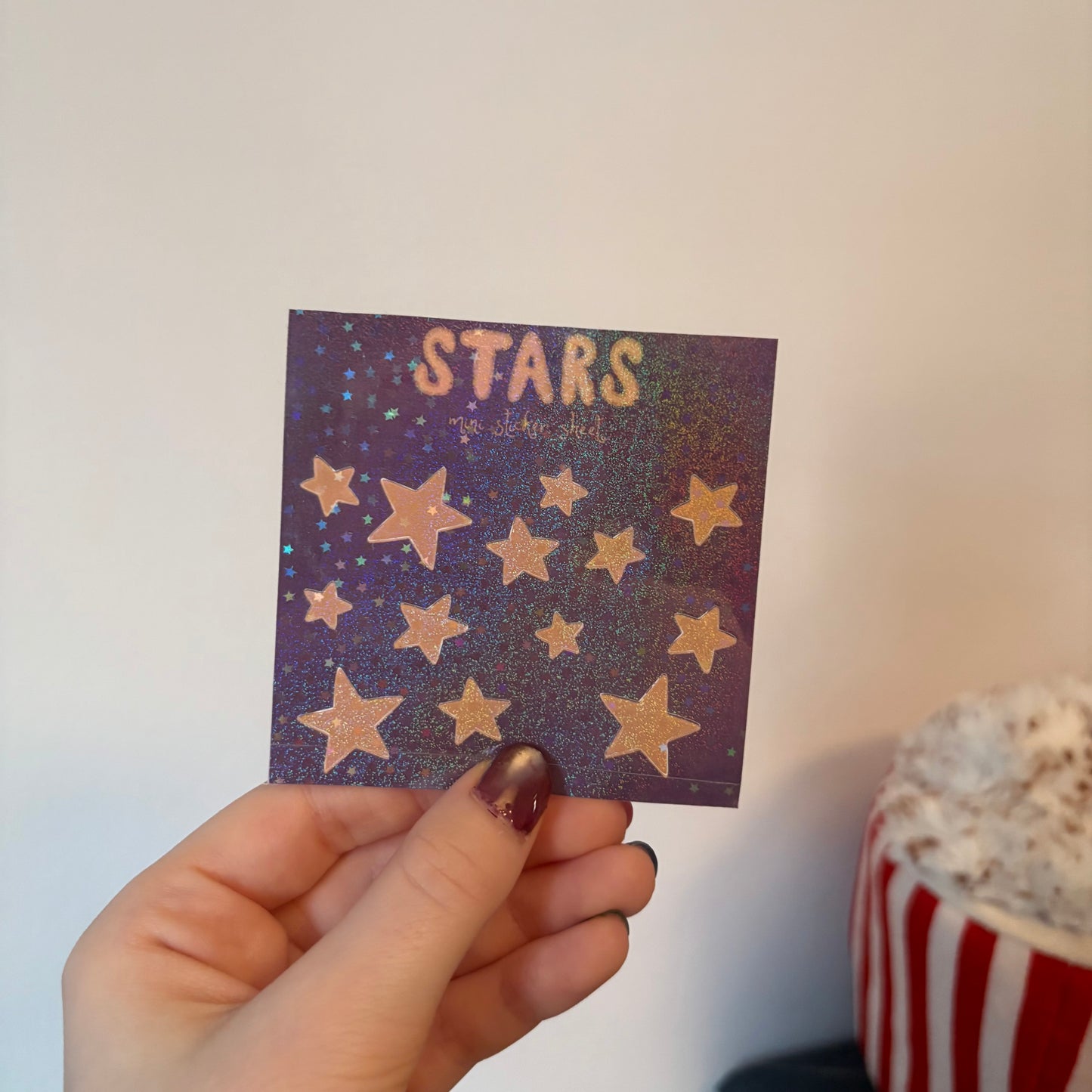mini star sticker sheet