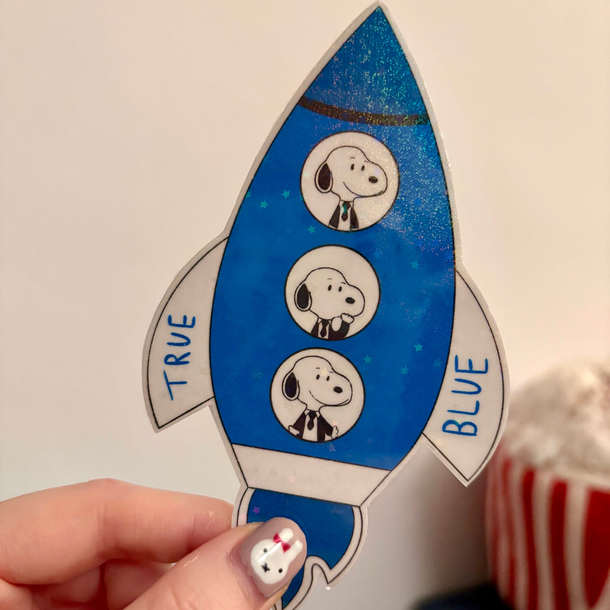 little dog boy genius sticker