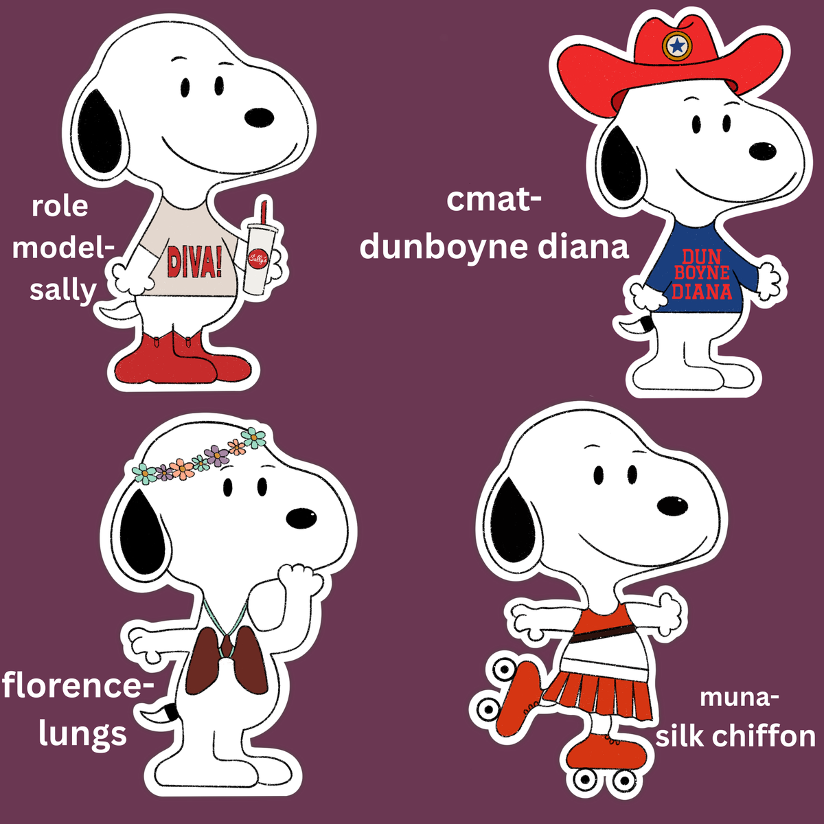 little dog mix and match sticker pack