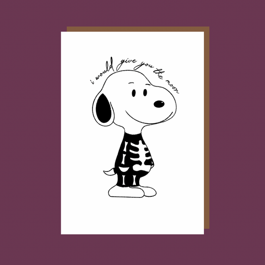 little dog phoebe greeting card