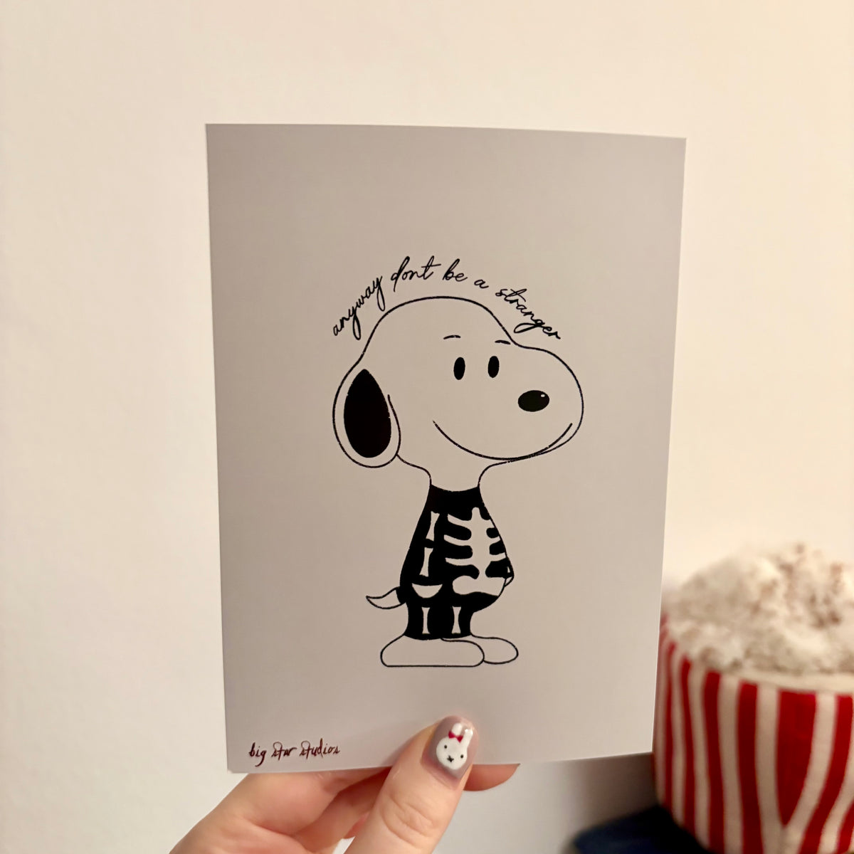 little dog phoebe a6 print