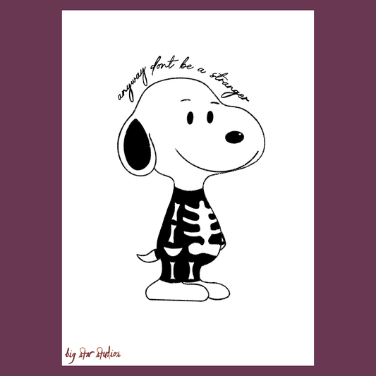 little dog phoebe a5 print