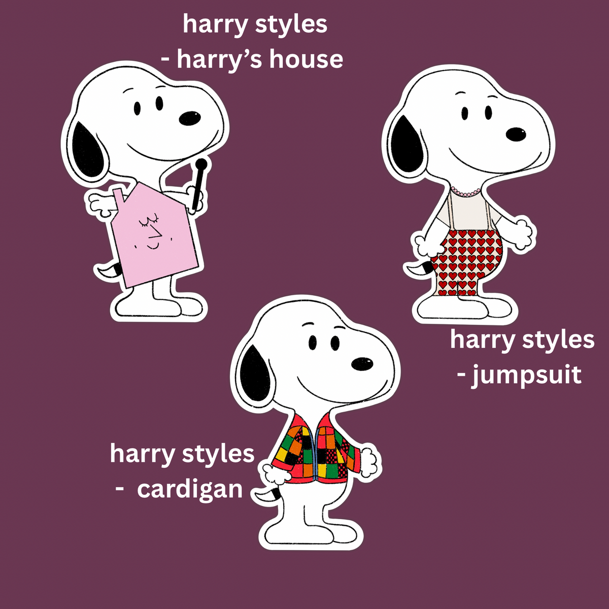 little dog mix and match sticker pack