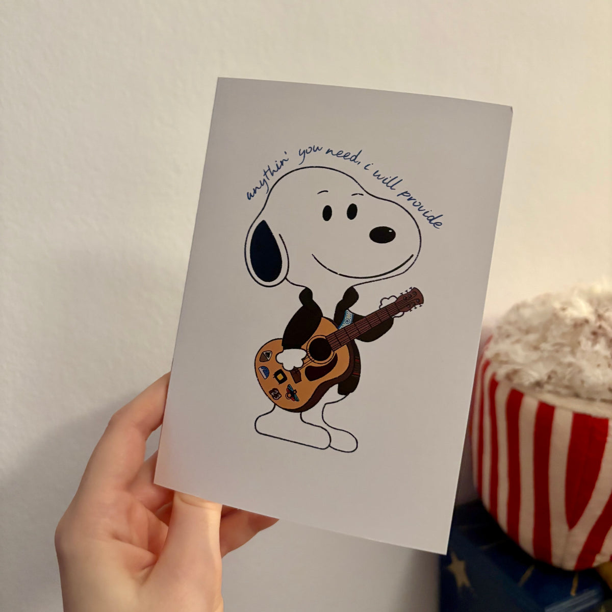 little dog noah greeting card