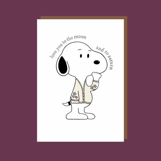 little dog taylor greeting card