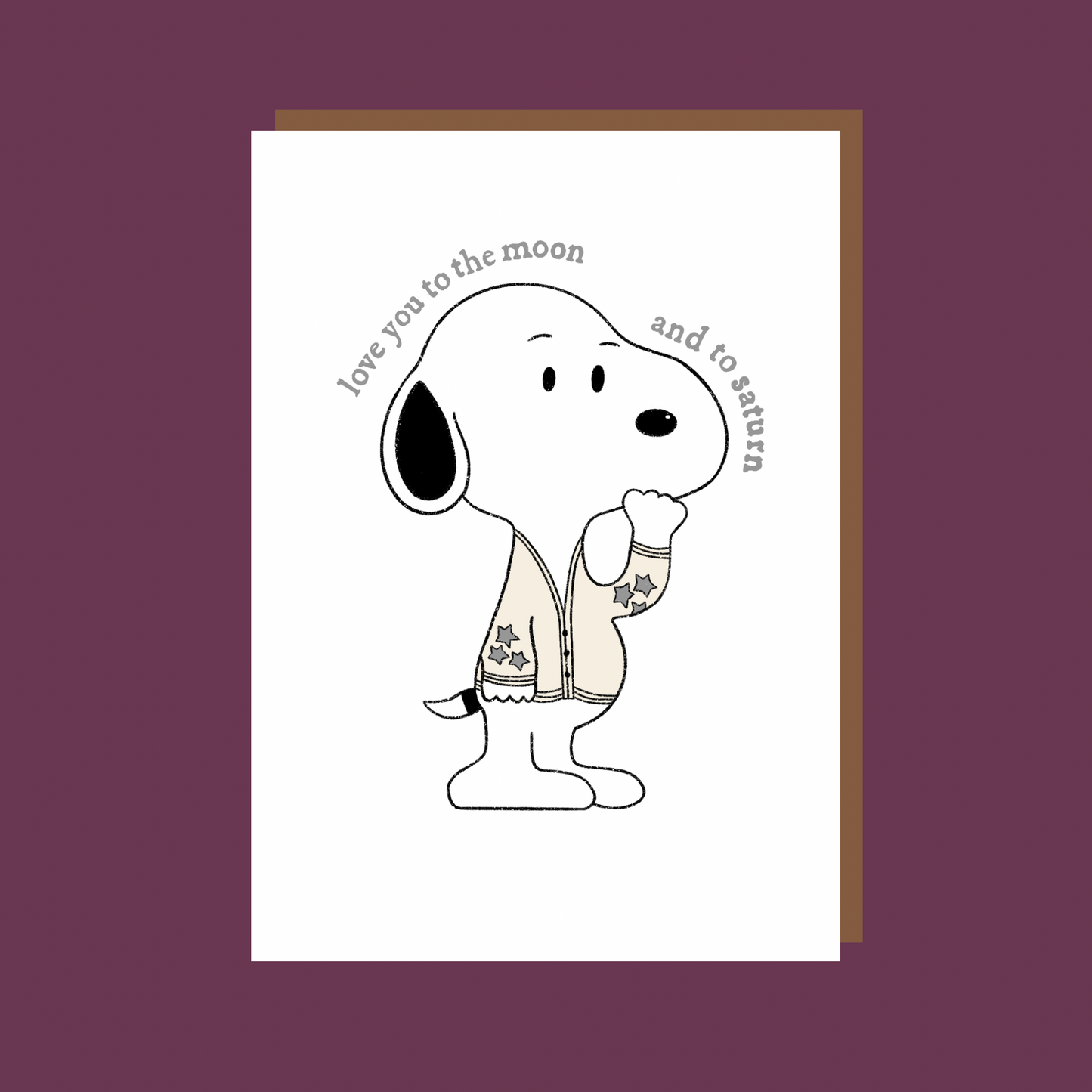taylor swift snoopy greeting card