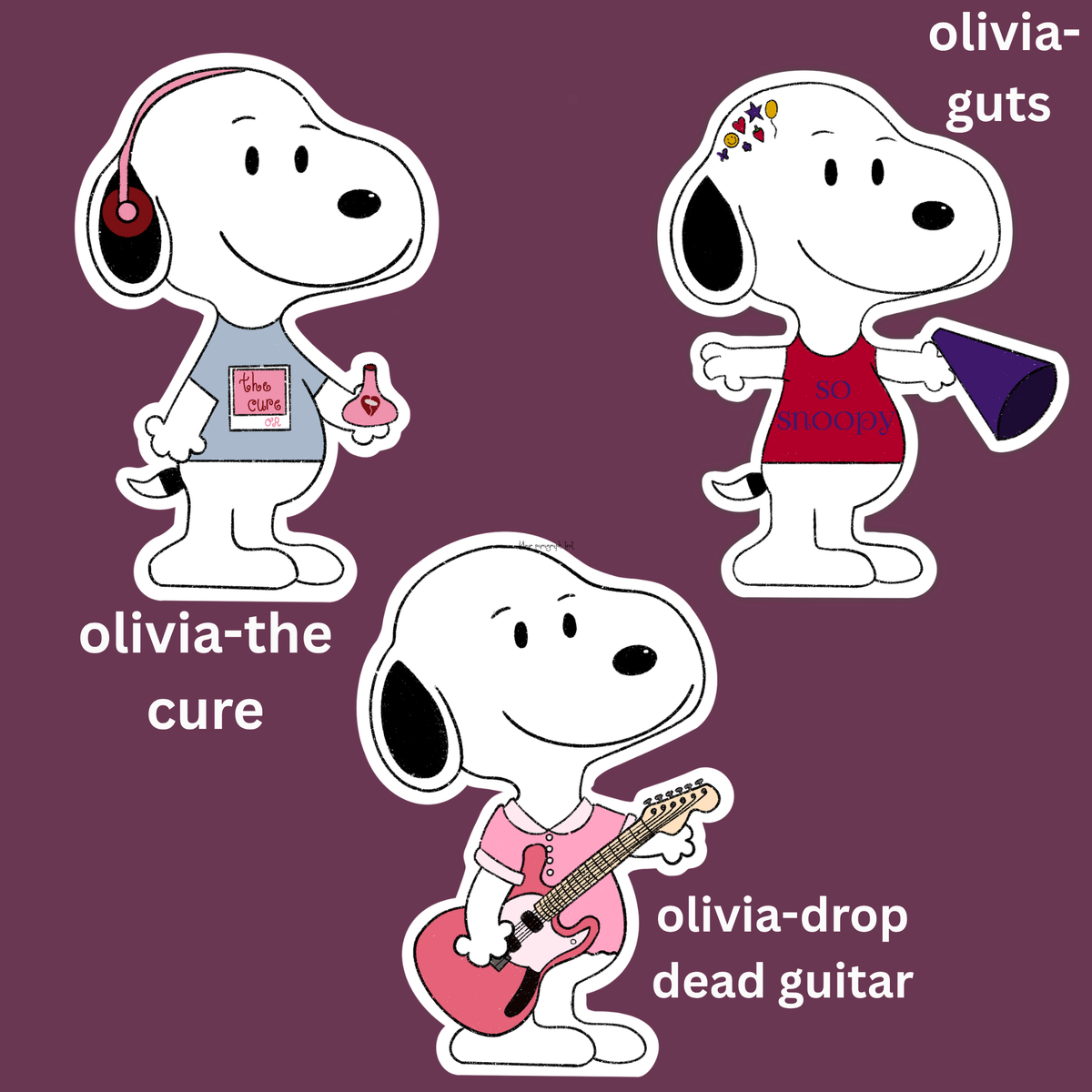little dog mix and match sticker pack