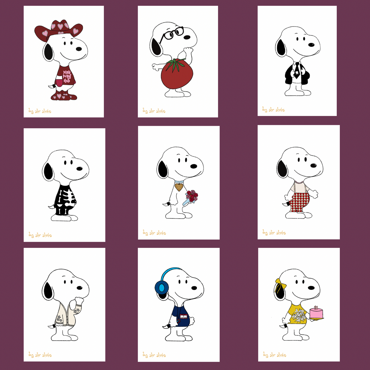 little dog mini print mystery pack