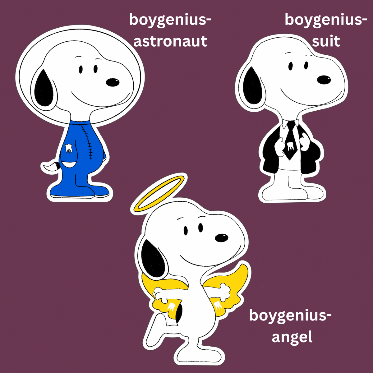 little dog mix and match sticker pack