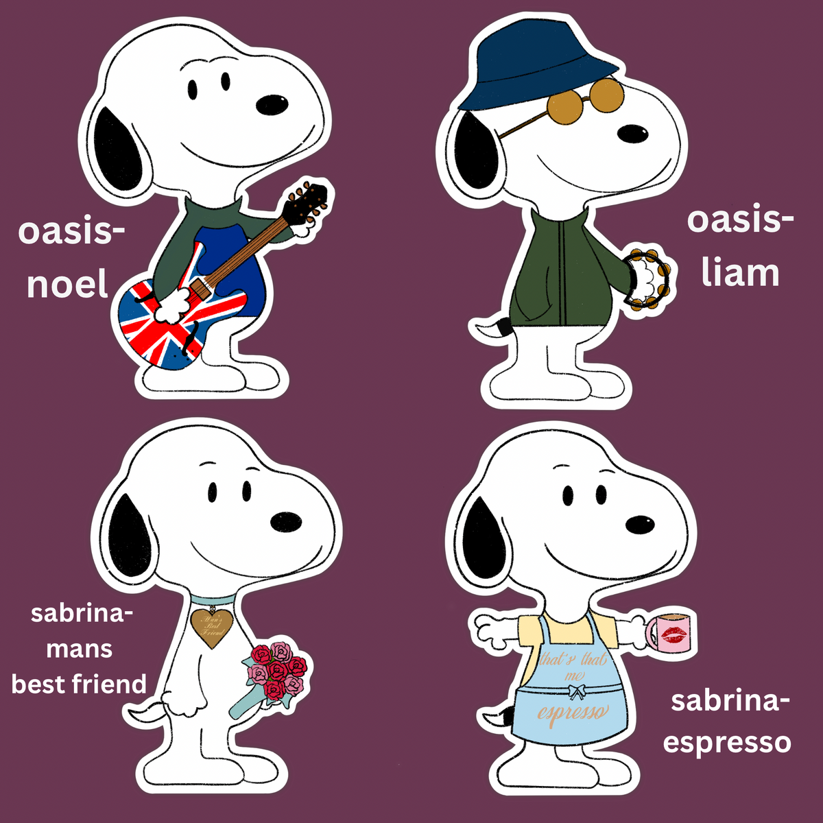 little dog mix and match sticker pack