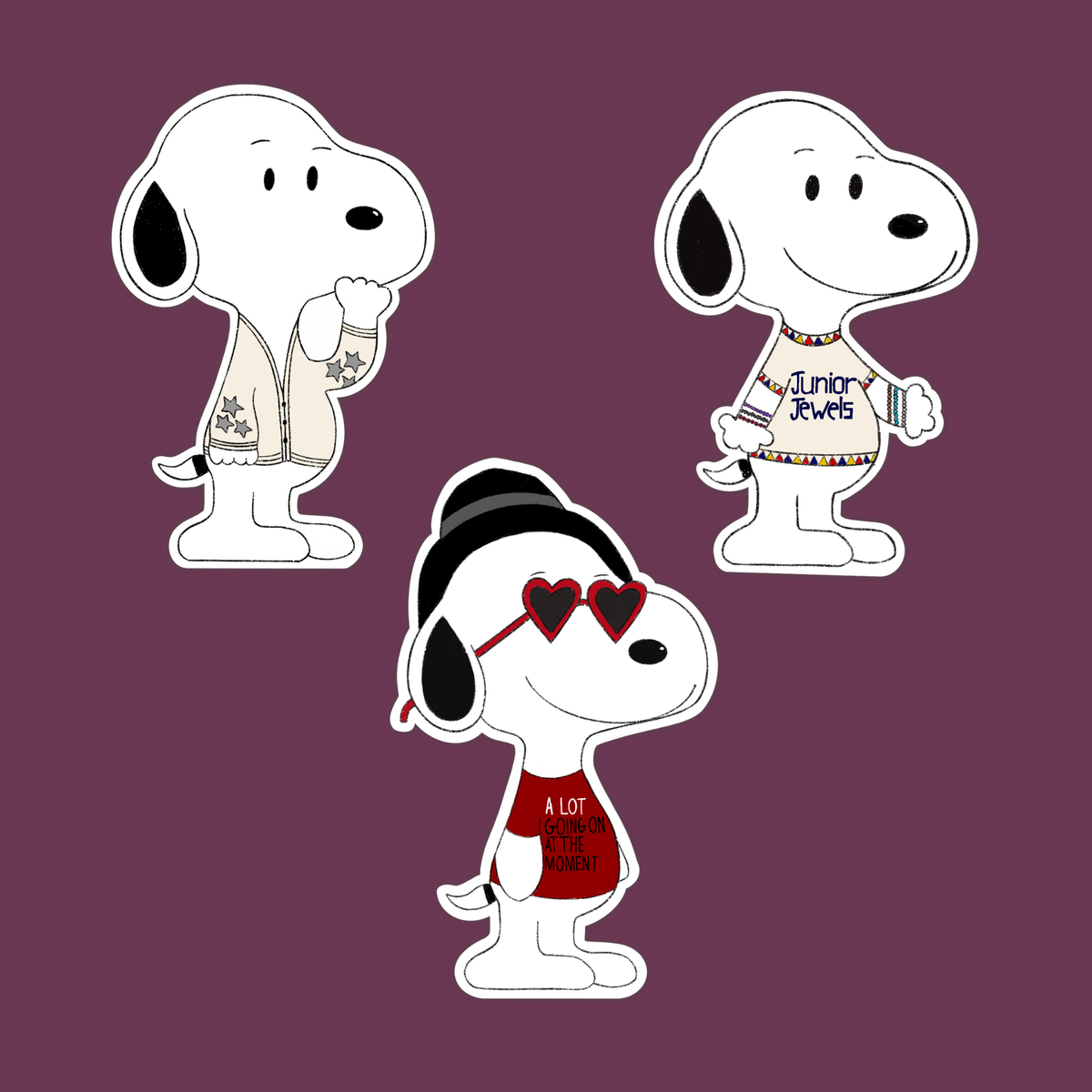 little dog taylor sticker pack