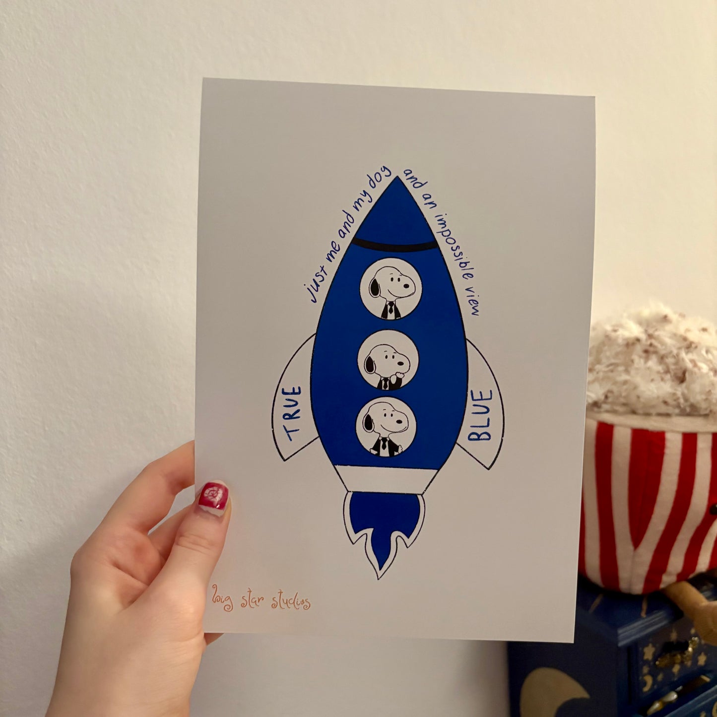 boygenius snoopy a5 print