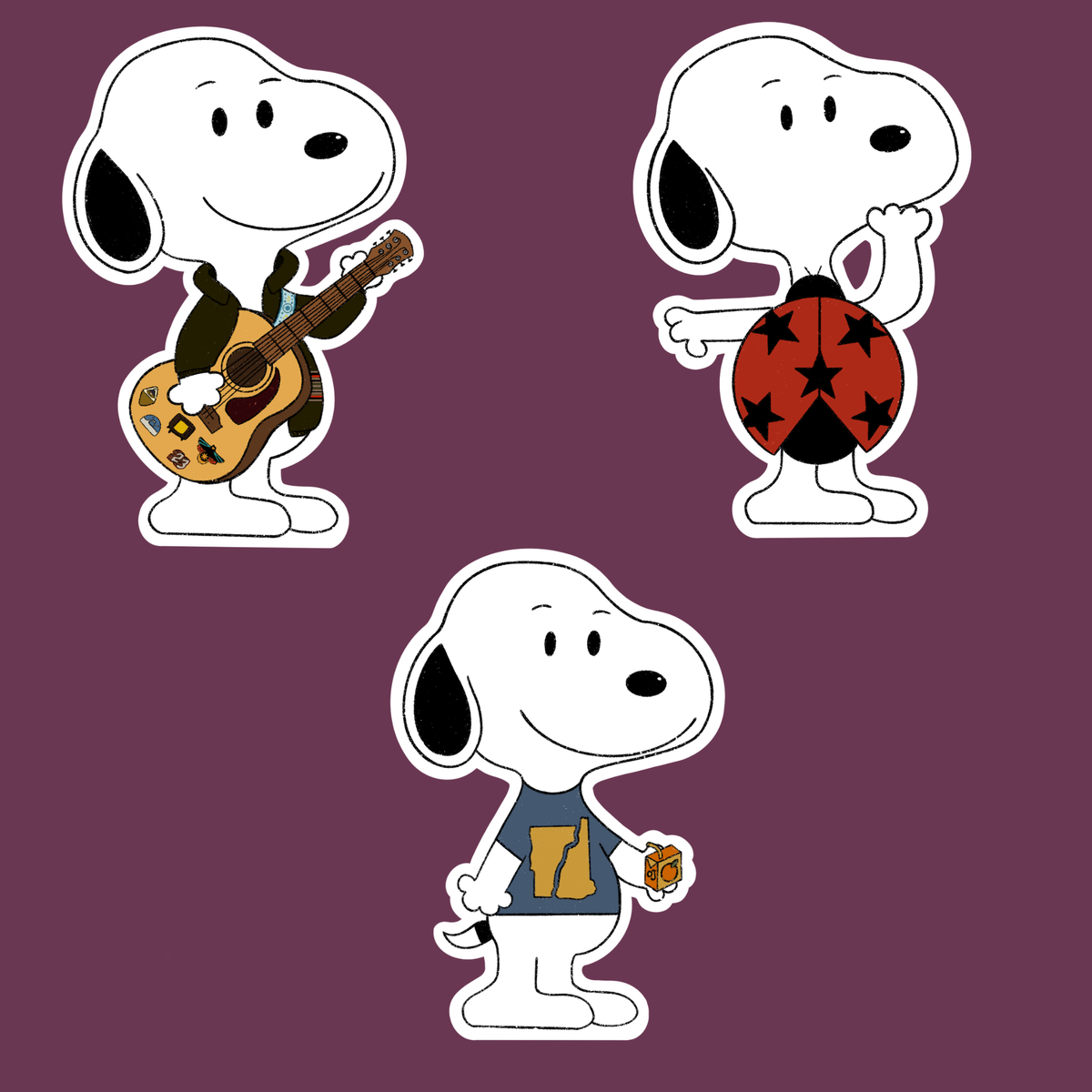 little dog noah sticker pack