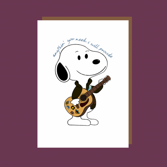 little dog noah greeting card