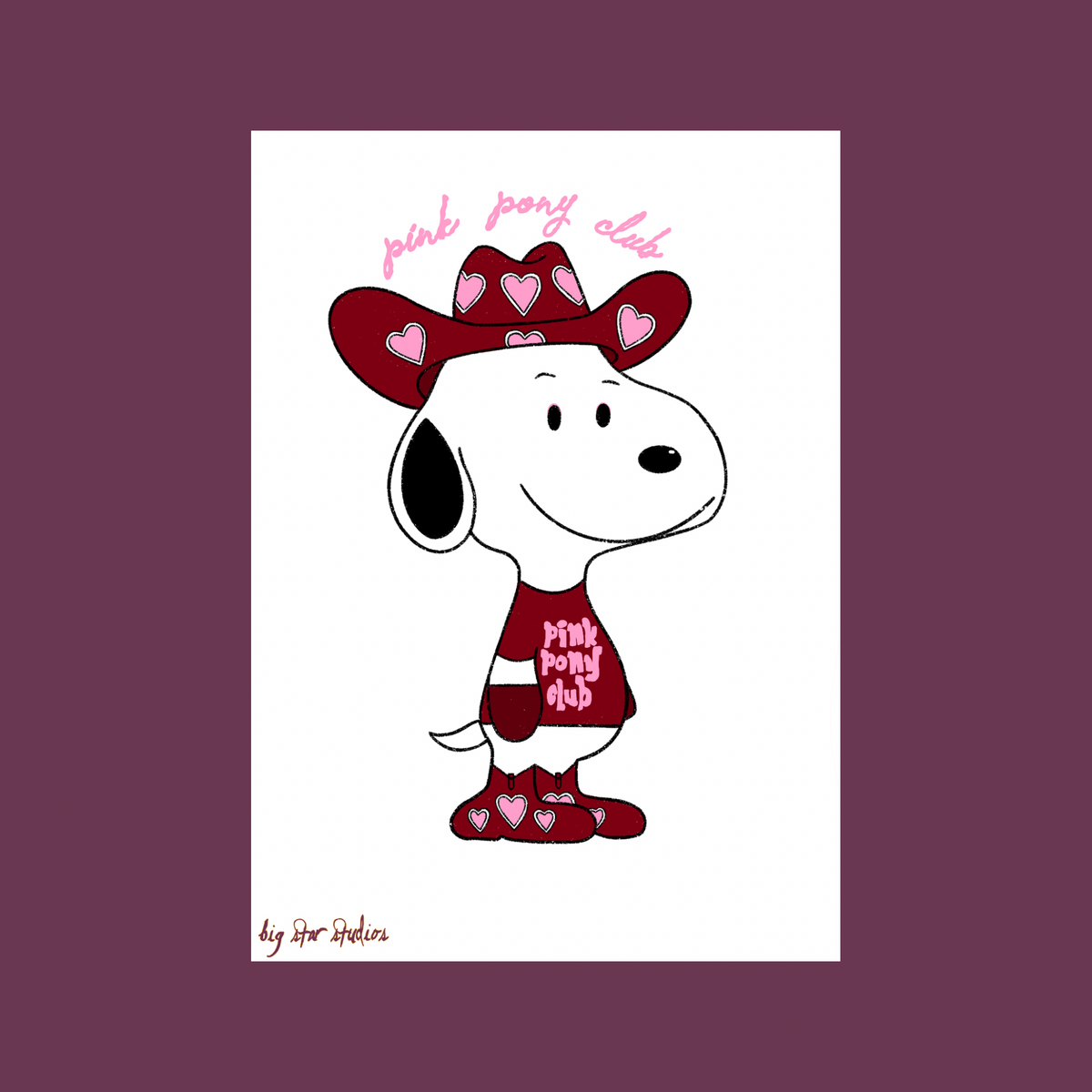 little dog chappell a6 print