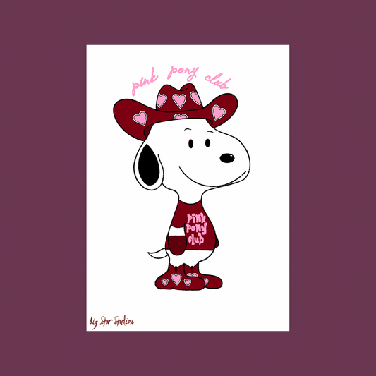 little dog chappell a6 print