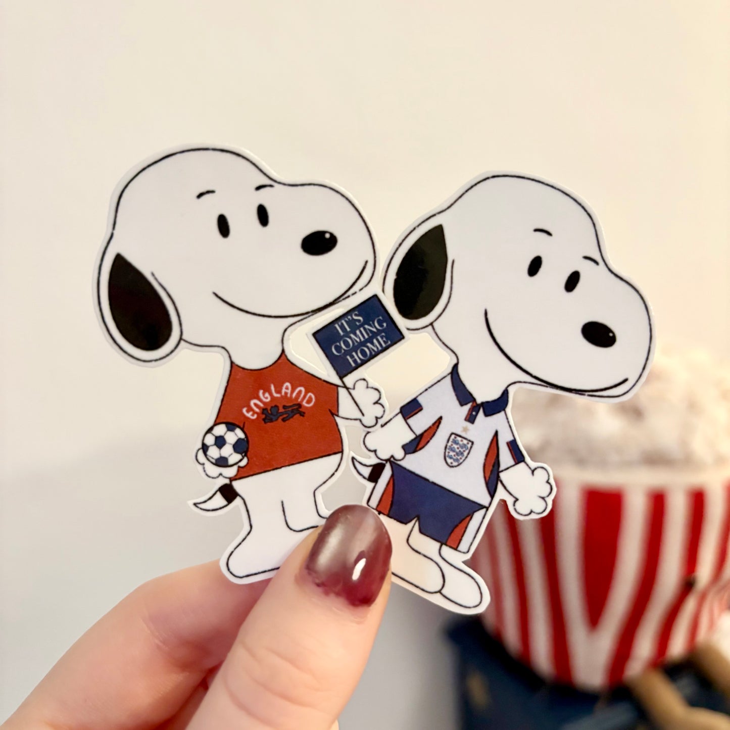 england football snoopy sticker pack