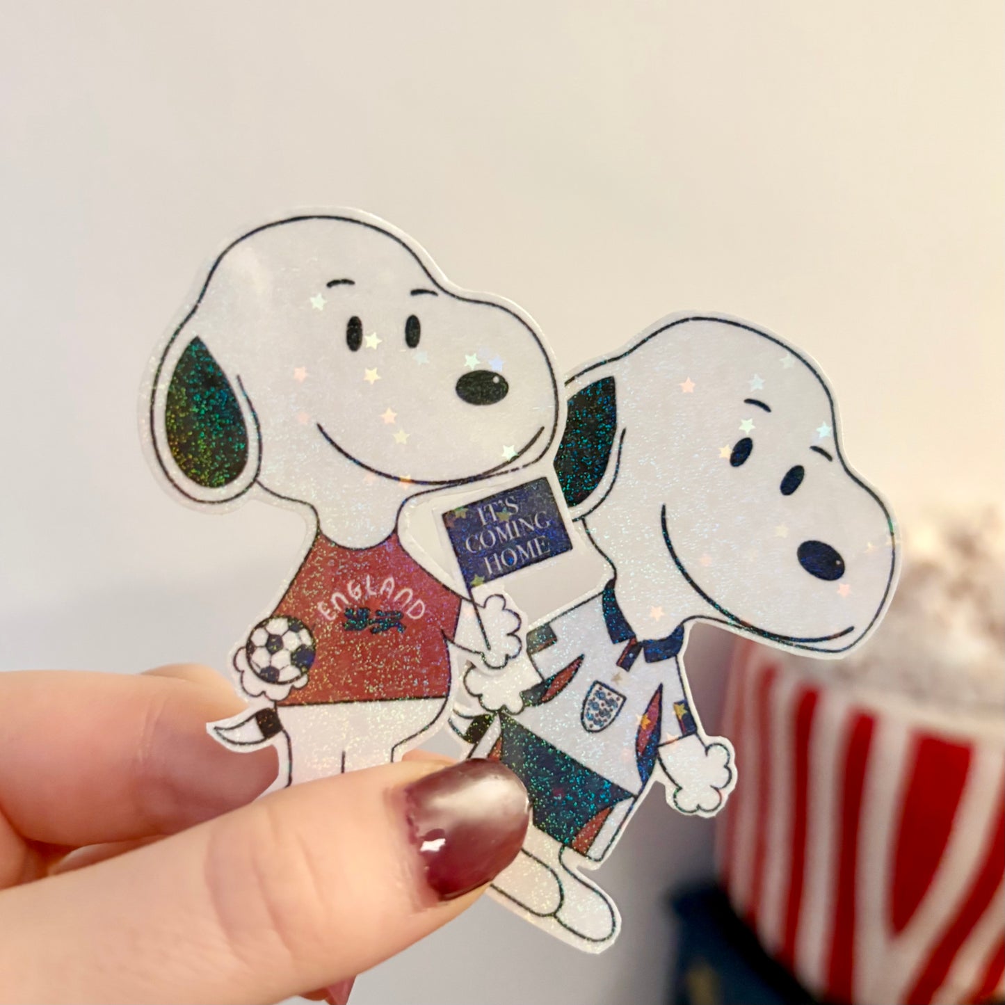 england football snoopy sticker pack