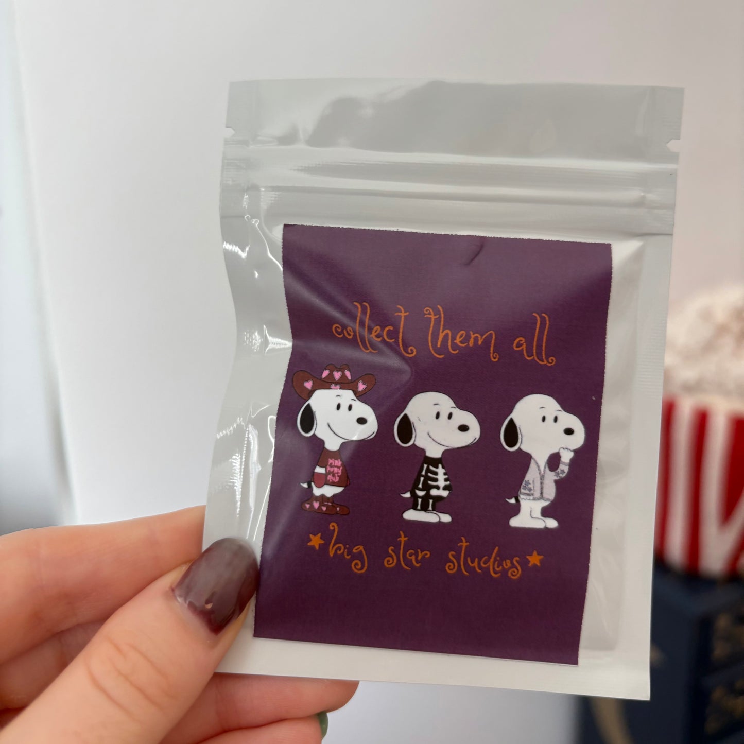 snoopy enamel pin blind bag