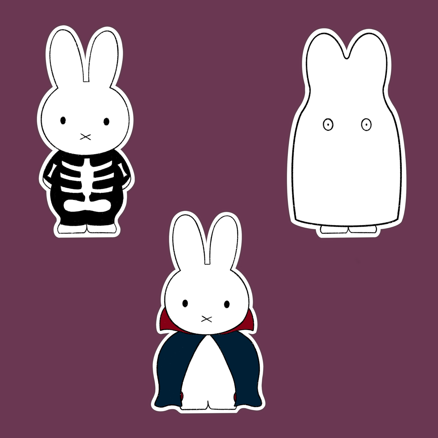 phoebe bridgers miffy sticker pack