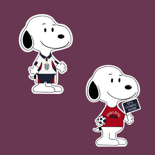 england football snoopy sticker pack