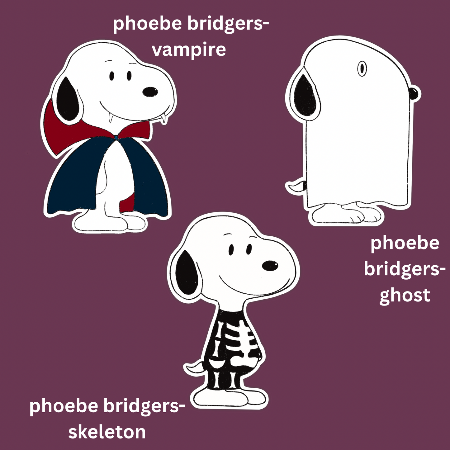 mix and match snoopy sticker pack